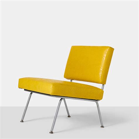 metal florence knoll chair with oragnge fabric|florence knoll furniture.